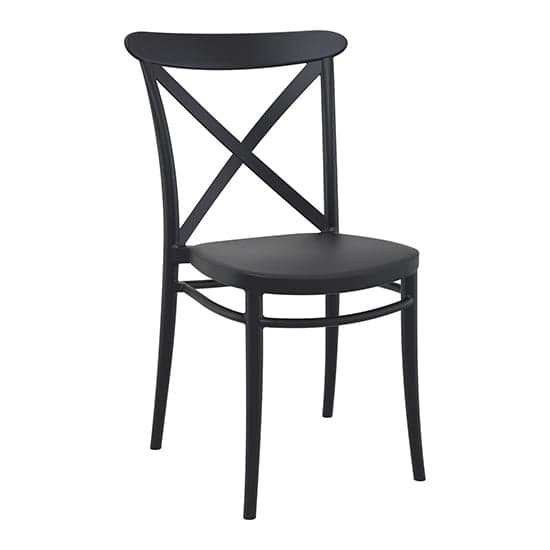 Carson Black Polypropylene And Glass Fiber Dining Chairs In Pair_2