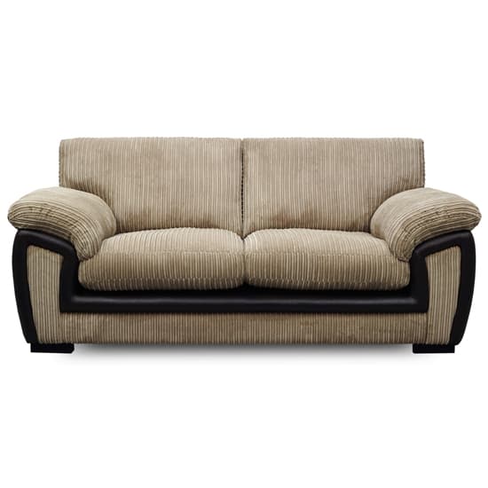 Carson Fabric 2 Seater Sofa In Beige And Brown_2