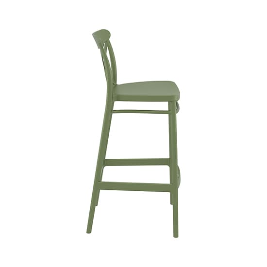 Carson Green Polypropylene And Glass Fiber Bar Chairs In Pair_4