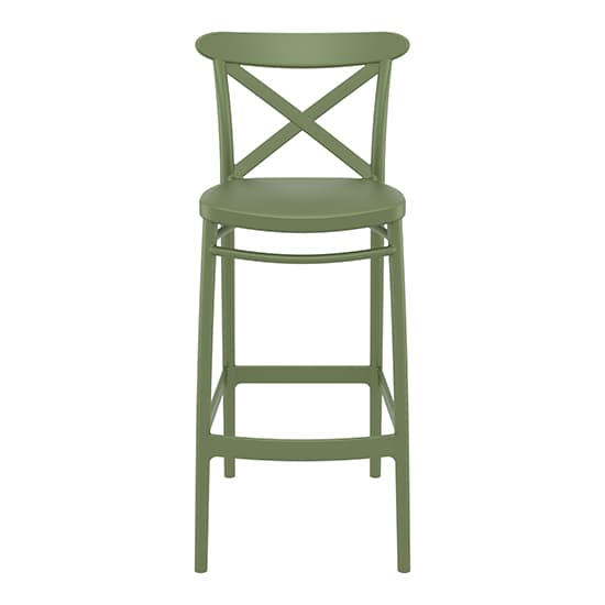 Carson Polypropylene And Glass Fiber Bar Chair In Olive Green_2