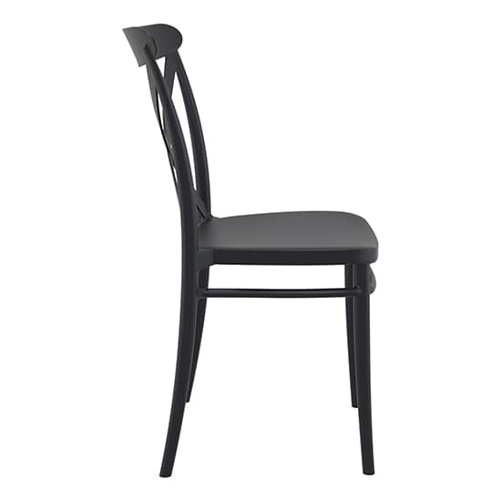 Carson Polypropylene And Glass Fiber Dining Chair In Black_3