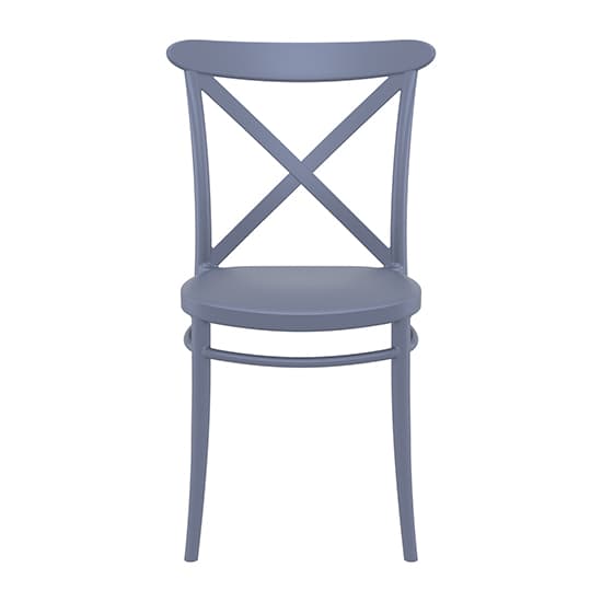 Carson Polypropylene And Glass Fiber Dining Chair In Dark Grey_2