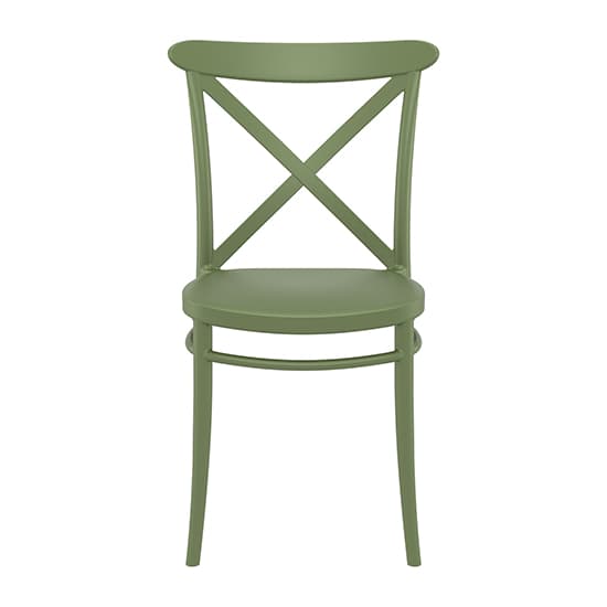 Carson Polypropylene And Glass Fiber Dining Chair In Olive Green_2