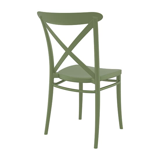 Carson Polypropylene And Glass Fiber Dining Chair In Olive Green_4