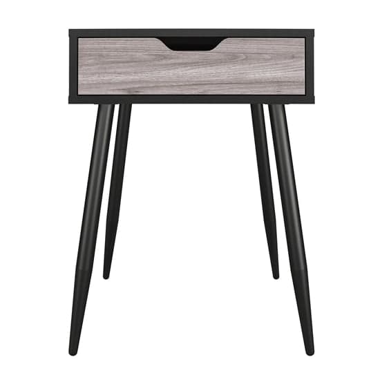 Carson Wooden End Table With 1 Drawer In Black Oak_4
