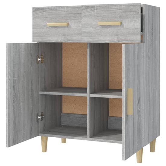 Cartier Sideboard With 2 Doors 2 Drawers In Grey Sonoma Oak_5