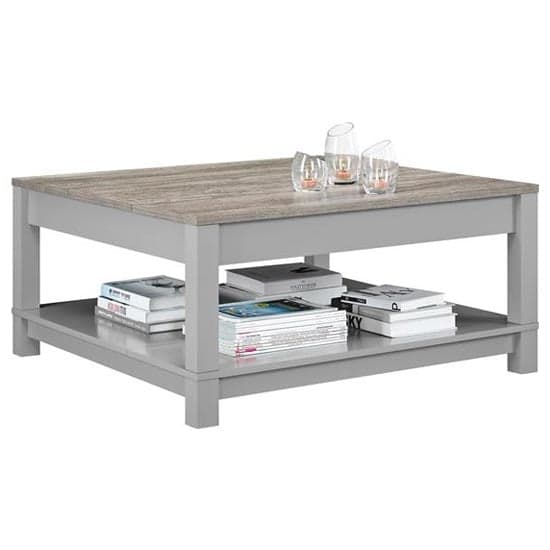Carvers Wooden Coffee Table In Grey And Oak_2