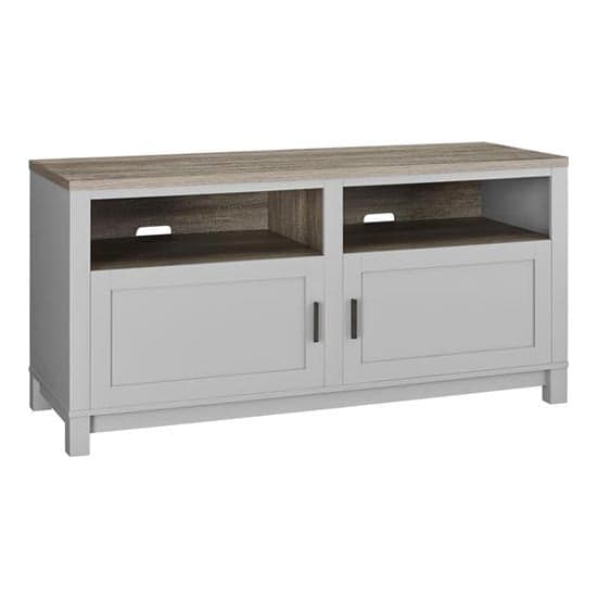 Carvers Wooden TV Stand In Grey And Oak_3