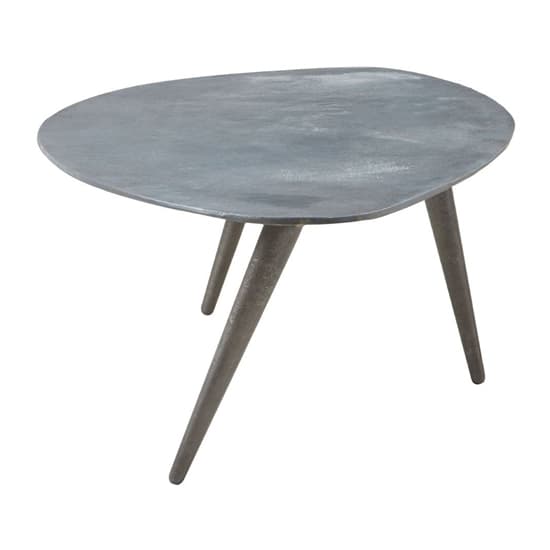 Casa Oval Aluminum Coffee Table In Grey_4