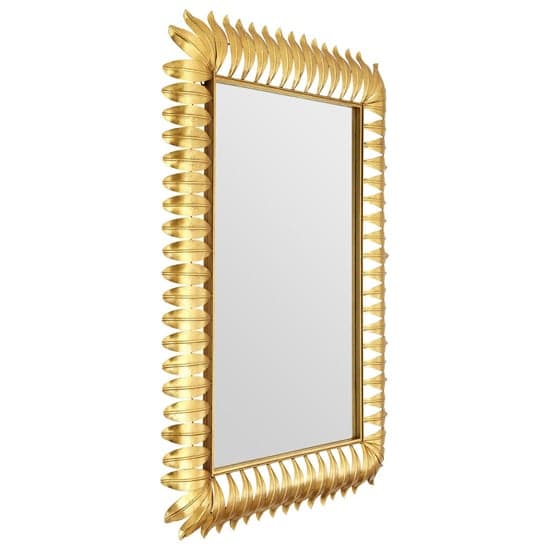 Cascade Wall Bedroom Mirror In Gold Leaf Frame_2