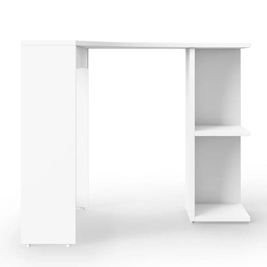 Cashel Wooden Corner Computer Desk In White_4