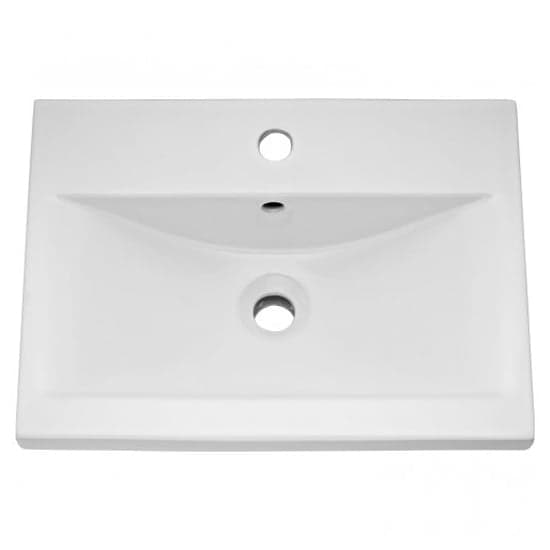 Casita 50cm Wall Vanity With Mid Edged Basin In Gloss Grey_2