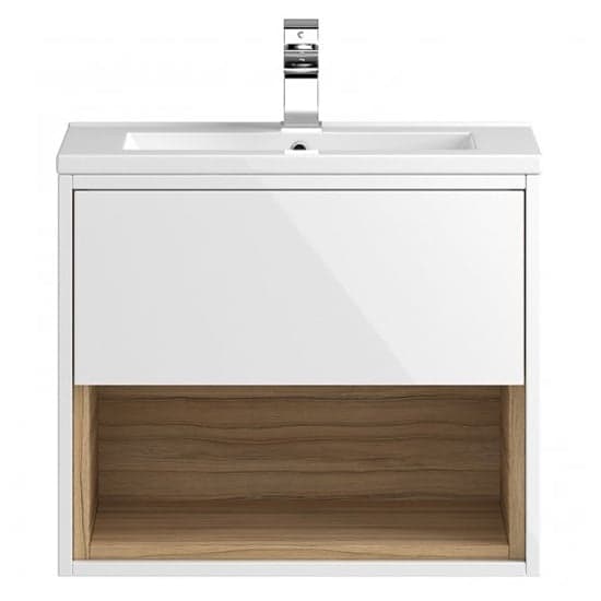 Casita 60cm Wall Vanity With Mid Edged Basin In Gloss White_1