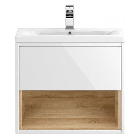 Casita 60cm Wall Vanity With Thin Edged Basin In Gloss White_1