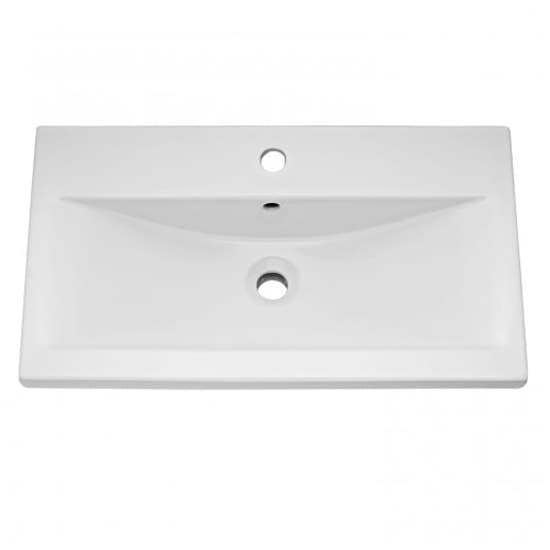 Casita 80cm Wall Vanity With Mid Edged Basin In Gloss Grey_2