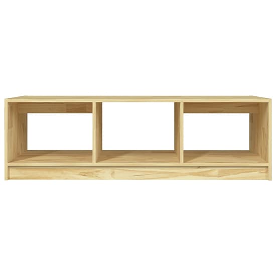 Cason Solid Pinewood Coffee Table With 2 Shelves In Natural_3