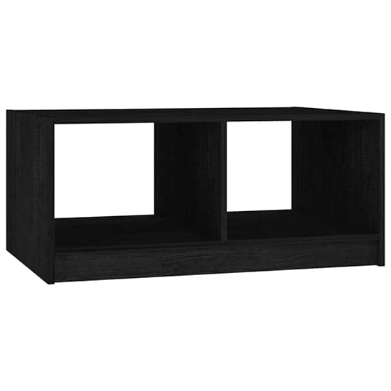 Cason Solid Pinewood Coffee Table With Shelf In Black_2