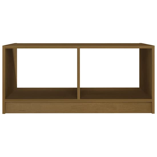 Cason Solid Pinewood Coffee Table With Shelf In Honey Brown_3