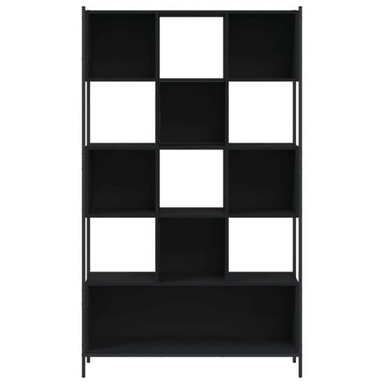 Cassis Wooden Bookcase With 7 Shelves In Black_3