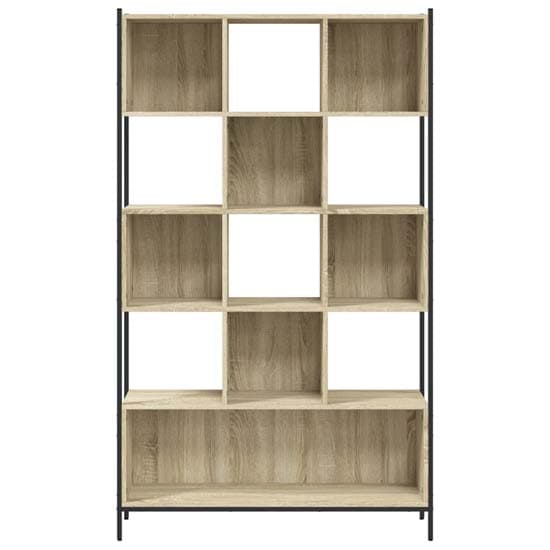 Cassis Wooden Bookcase With 7 Shelves In Sonoma Oak_3