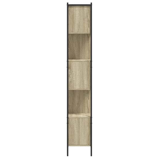 Cassis Wooden Bookcase With 7 Shelves In Sonoma Oak_4