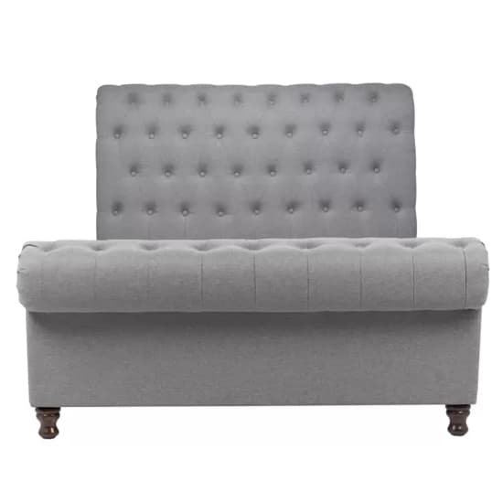 Castella Fabric Ottoman King Size Bed In Grey_8