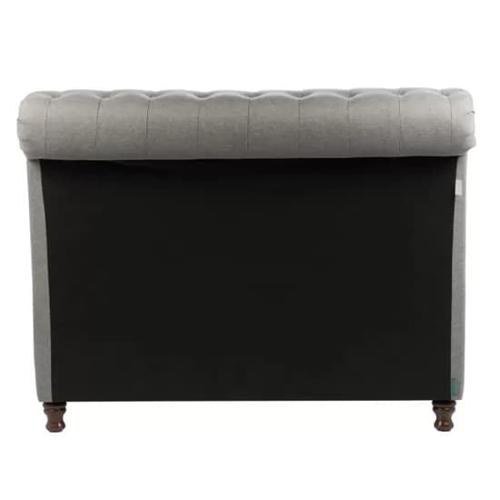 Castella Fabric Ottoman King Size Bed In Grey_9