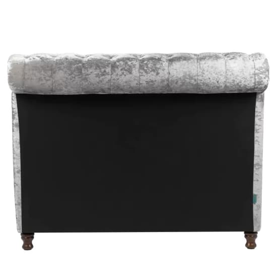 Castella Fabric Ottoman King Size Bed In Steel Crushed Velvet_9