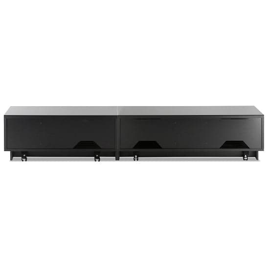Crick LCD TV Stand Extra Large In Black With Glass Door_2