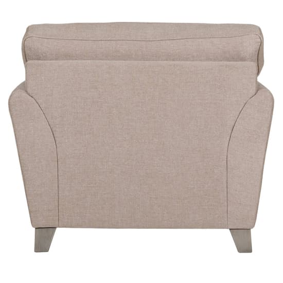 Castro Fabric 1 Seater Sofa In Biscuit With Cushions_3