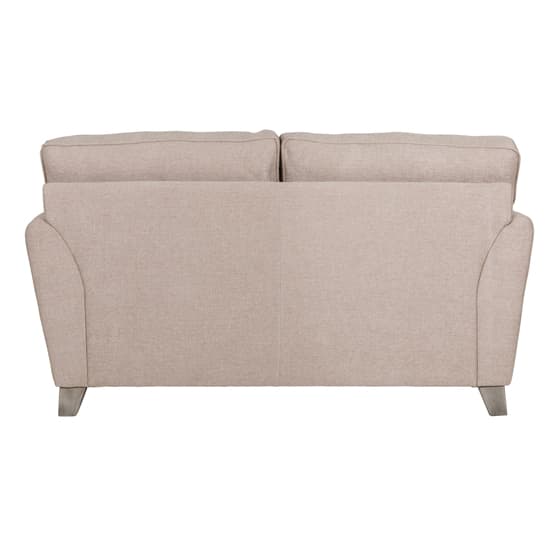 Castro Fabric 2 Seater Sofa In Biscuit With Cushions_3