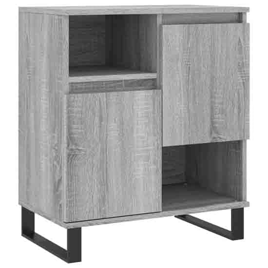 Celina Wooden Sideboard With 2 Doors In Grey Sonoma_3