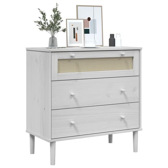 Celle Pinewood Chest Of 3 Drawers In White_3
