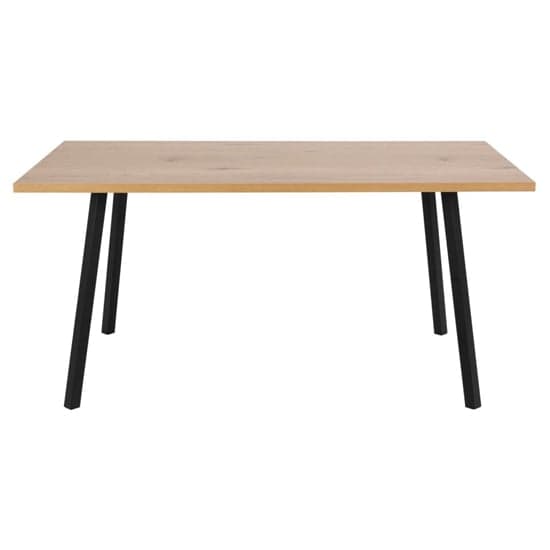 Cenote Wooden Dining Table Rectangular In Oak And Black_2