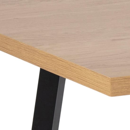 Cenote Wooden Dining Table Rectangular In Oak And Black_3