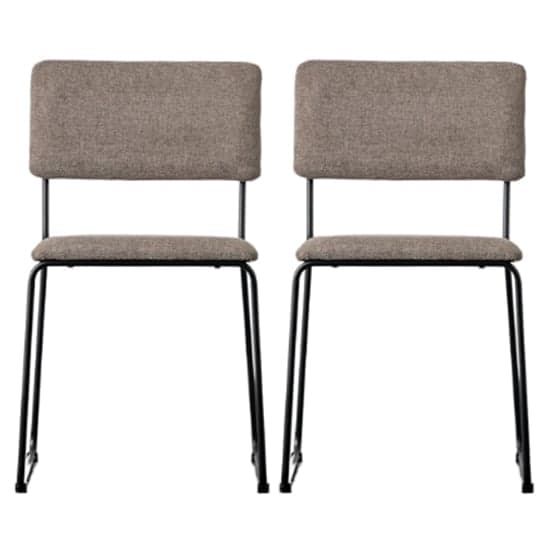 Chalk Chocolate Fabric Dining Chairs In A Pair_1