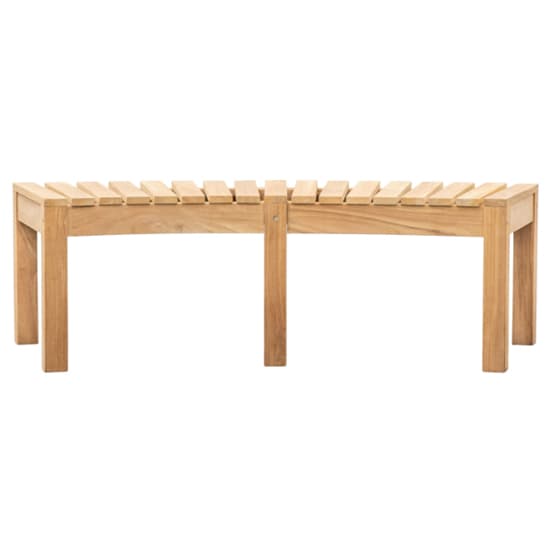 Champil Outdoor Wooden Dining Bench In Natural_2