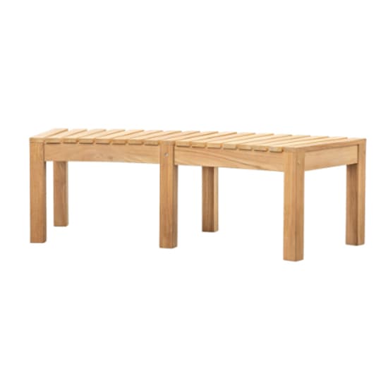 Champil Outdoor Wooden Dining Bench In Natural_3