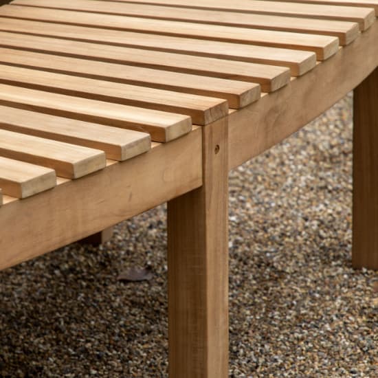 Champil Outdoor Wooden Dining Bench In Natural_6