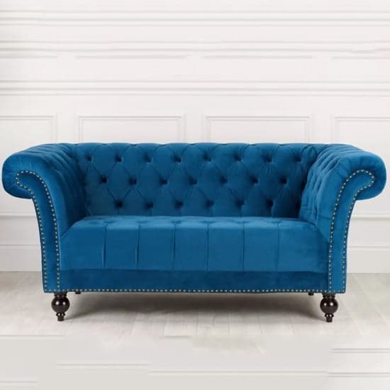 Chanter Fabric 2 Seater Sofa In Midnight Blue_1