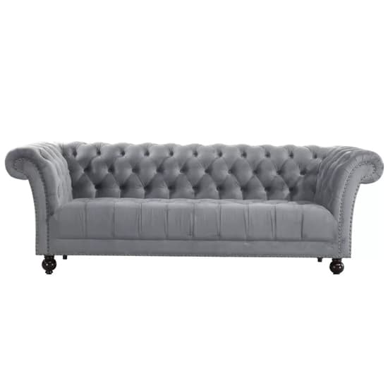 Chanter Fabric 3 Seater Sofa In Midnight Grey_3