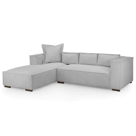 Charlie Fabric Corner Sofa Left Hand In Grey_1
