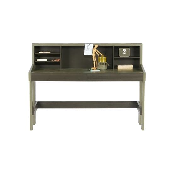 Charlotte Computer Desk In Forrest Charcoal With Shelves_2
