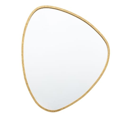 Chattel Small Wall Mirror In Gold Frame