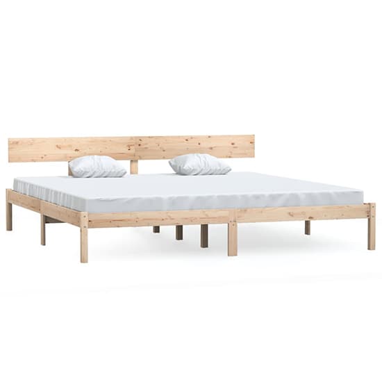 Chavez Solid Pinewood Super King Size Bed In Natural_2