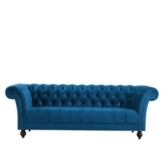 Chester Fabric 3 Seater Sofa In Midnight Blue_2