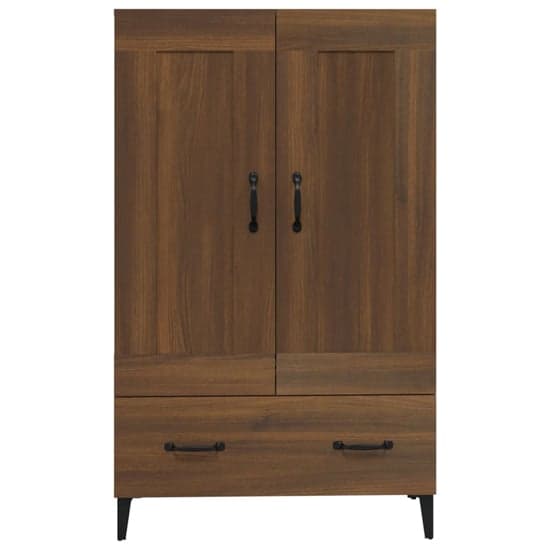 Chester Wooden Sideboard With 2 Doors 1 Drawer In Brown Oak_4