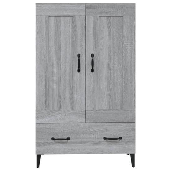 Chester Wooden Sideboard With 2 Doors 1 Drawer In Grey Oak_4