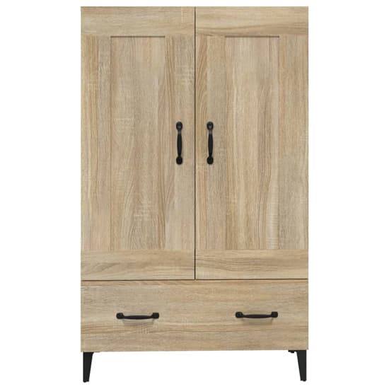Chester Wooden Sideboard With 2 Doors 1 Drawer In Sonoma Oak_4