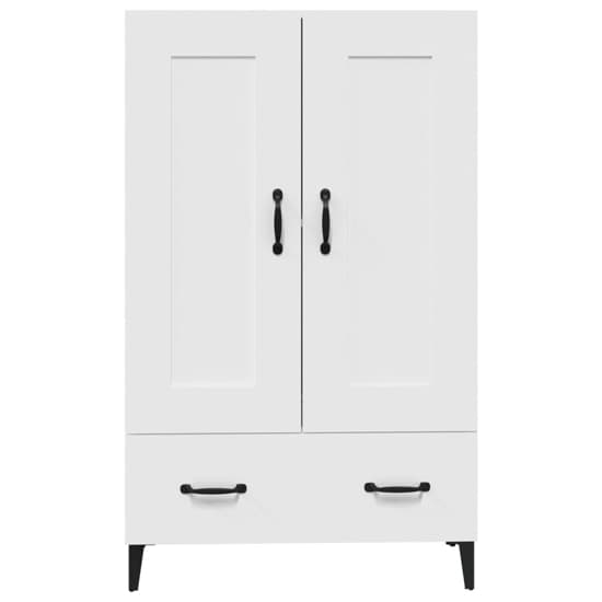 Chester Wooden Sideboard With 2 Doors 1 Drawer In White_4